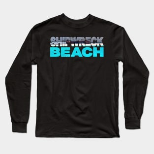 SHIPWRECK BEACH - Navagio Beach, Zakynthos Island Long Sleeve T-Shirt